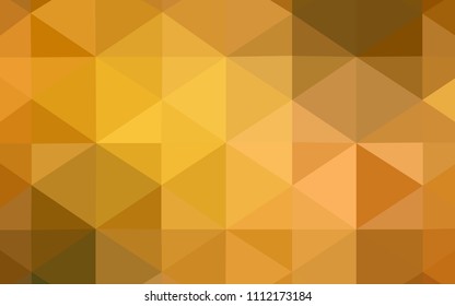 Light Green, Yellow vector blurry triangle pattern. Elegant bright polygonal illustration with gradient. A new texture for your design.