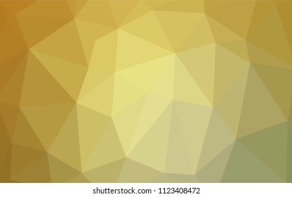 Light Green, Yellow vector blurry triangle pattern. Colorful abstract illustration with gradient. That new template can be used for your brand book.