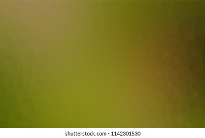 Light Green, Yellow vector blurry hexagon texture. A vague abstract illustration with gradient. A new texture for your design.