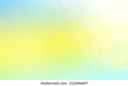 Light Green, Yellow vector blurry hexagon texture. Shining colored illustration in a Brand new style. Brand new style for your business design.