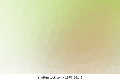 Light Green, Yellow vector blurry hexagon texture. Glitter abstract illustration with an elegant design. Brand new style for your business design.