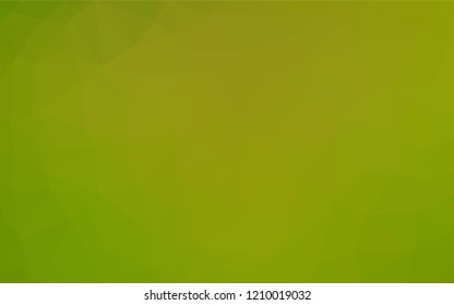 Light Green, Yellow vector blurry hexagon pattern. A vague abstract illustration with gradient. Brand new style for your business design.