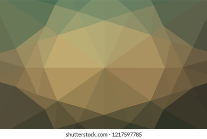 Light Green, Yellow vector blurry hexagon texture. Colorful illustration in abstract style with gradient. The elegant pattern can be used as part of a brand book.