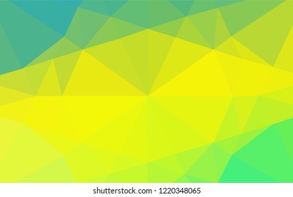 Light Green, Yellow vector blurry hexagon texture. Colorful abstract illustration with gradient. A new texture for your design.