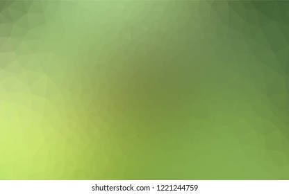 Light Green, Yellow vector blurry hexagon texture. A completely new color illustration in a vague style. A new texture for your design.
