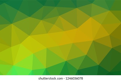 Light Green, Yellow vector blurry hexagon texture. Colorful abstract illustration with gradient. A new texture for your design.