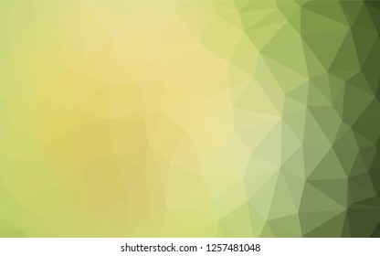 Light Green, Yellow vector blurry hexagon template. Colorful illustration in abstract style with gradient. A completely new design for your business.