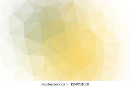 Light Green, Yellow vector blurry hexagon texture. A sample with polygonal shapes. A completely new design for your business.