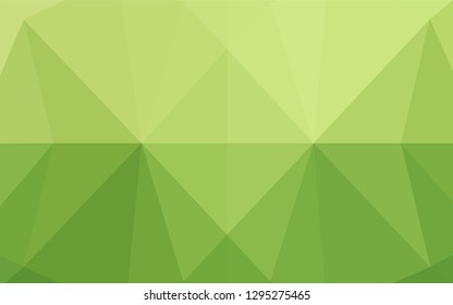 Light Green, Yellow vector blurry hexagon pattern. Glitter abstract illustration with an elegant design. Brand new style for your business design.