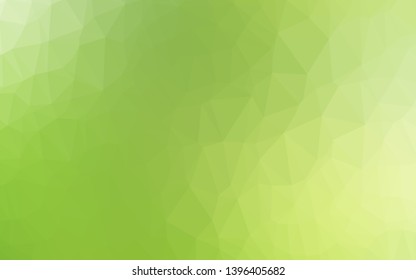 Light Green, Yellow vector blurry triangle pattern. Colorful illustration in abstract style with gradient. Brand new design for your business.