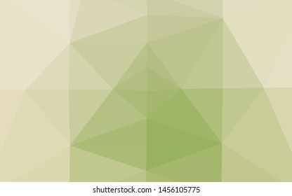 Light Green, Yellow vector blurry triangle template. Colorful abstract illustration with gradient. Polygonal design for your web site.