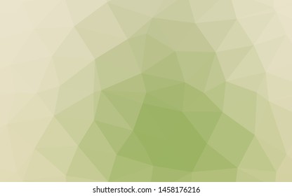 Light Green, Yellow vector blurry triangle texture. A vague abstract illustration with gradient. Brand new design for your business.