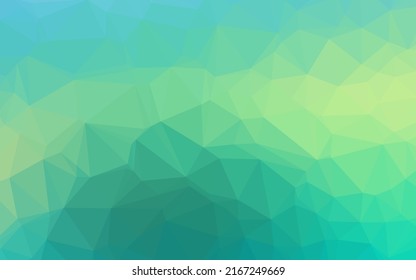 Light Green, Yellow vector blurry triangle texture. Colorful illustration in Origami style with gradient.  Brand new style for your business design.