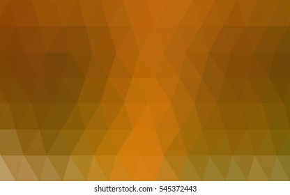 Light Green Yellow vector blurry triangle background design. Geometric background in Origami style with gradient. 