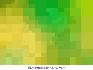 Light Green, Yellow vector blurry rectangle background design. Geometric background in Origami style with gradient. 
