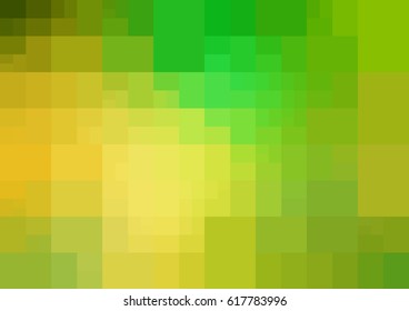 Light Green, Yellow vector blurry rectangle background design. Geometric background in Origami style with gradient. 