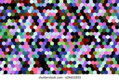 Light Green, Yellow vector blurry hexagon background design. Geometric background in Origami style with gradient. 