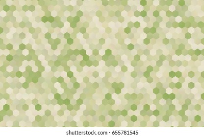 Light Green, Yellow vector blurry hexagon background design. Geometric background in Origami style with gradient. 