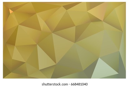Light Green, Yellow vector blurry triangle background design. Geometric background in Origami style with gradient. 