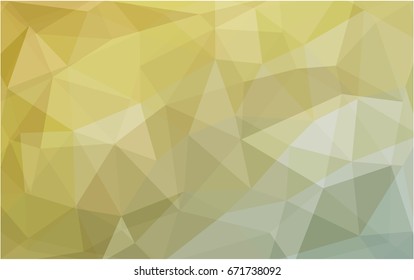 Light Green, Yellow vector blurry triangle background design. Geometric background in Origami style with gradient. 