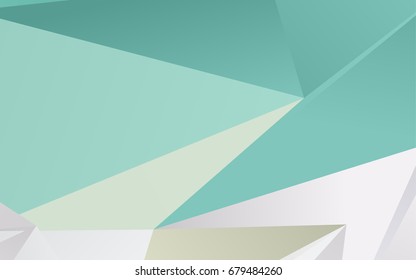 Light Green, Yellow vector blurry triangle template. Creative illustration in halftone style with gradient. Brand-new design for your business.