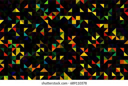 Light Green, Yellow vector blurry triangle template. Modern geometrical abstract illustration with gradient. Brand-new style for your business design.