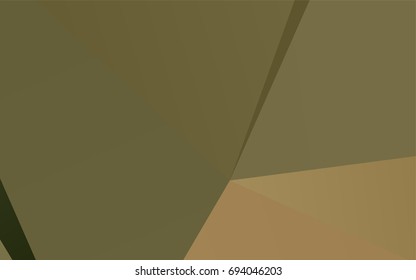 Light Green, Yellow vector blurry triangle template. Shining illustration, which consist of triangles. The polygonal design can be used for your web site.