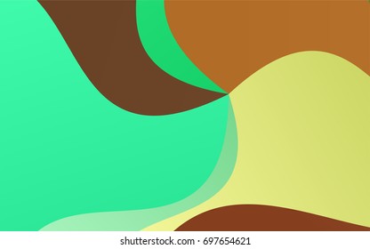 Light Green, Yellow vector blurry arched pattern. A completely new color illustration in a vague style. The pattern of blurred lines for your business design.