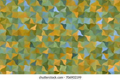 Light Green, Yellow vector blurry arched pattern. Modern geometrical abstract illustration with gradient bandy lines. The textured pattern can be used for background.