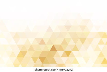 Light Green, Yellow vector blurry triangle template. Triangular geometric sample with gradient.  The completely new template can be used for your brand book.
