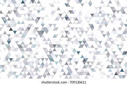 Light Green, Yellow vector blurry triangle pattern. Triangular geometric sample with gradient.  A new texture for your design.