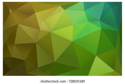 Light Green, Yellow vector blurry triangle background design. Geometric background in Origami style with gradient. 