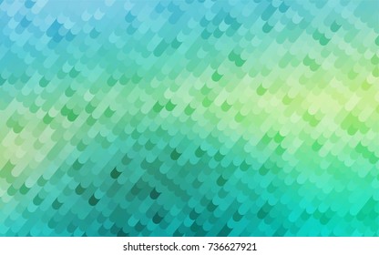 Light Green, Yellow vector blurry arched pattern. Colorful illustration in abstract cranked style with gradient. Brand-new design for your business.