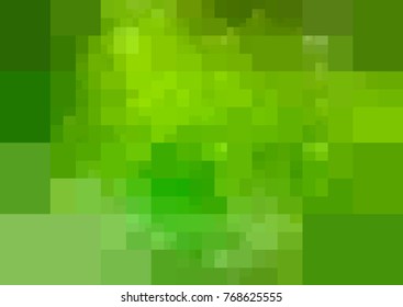 Light Green, Yellow vector blurry rectangle background design. Geometric background in Origami style with gradient. 
