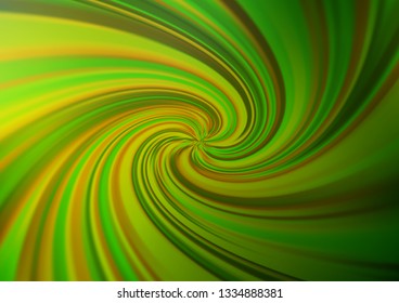 Light Green, Yellow vector bokeh pattern. Glitter abstract illustration with an elegant design. A new texture for your design.