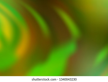 Light Green, Yellow vector bokeh and colorful pattern. Colorful illustration in blurry style with gradient. A new texture for your design.