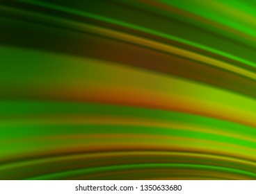 Light Green, Yellow vector bokeh and colorful pattern. A vague abstract illustration with gradient. Brand new design for your business.