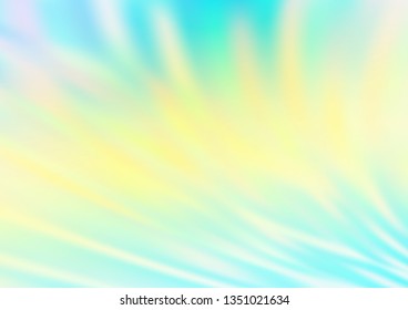 Light Green, Yellow vector bokeh pattern. A completely new color illustration in a bokeh style. Brand new style for your business design.