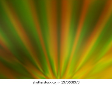 Light Green, Yellow vector bokeh template. Colorful illustration in abstract style with gradient. The template can be used for your brand book.