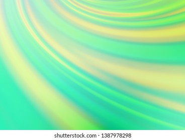 Light Green, Yellow vector bokeh template. A completely new color illustration in a bokeh style. A completely new design for your business.