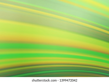Light Green, Yellow vector bokeh and colorful pattern. An elegant bright illustration with gradient. A completely new template for your design.