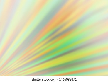 Light Green, Yellow vector bokeh pattern. Colorful abstract illustration with gradient. Brand new design for your business.