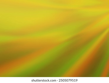 Light Green, Yellow vector bokeh pattern. A vague abstract illustration with gradient. The elegant pattern for brand book.
