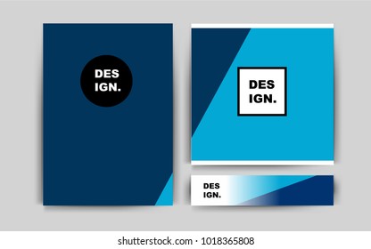 Light Green, Yellow vector brochure for ui, ux design. Abstract booklet on colored background with gradient. Pattern for beautiful business cards, folders.
