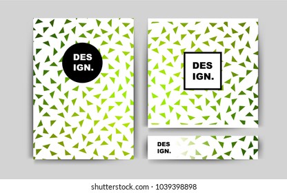 Light Green, Yellow vector brochure for ui, ux design. Blurred decorative design in abstract style with textbox. Pattern for ads, leaflets, labels of your business.