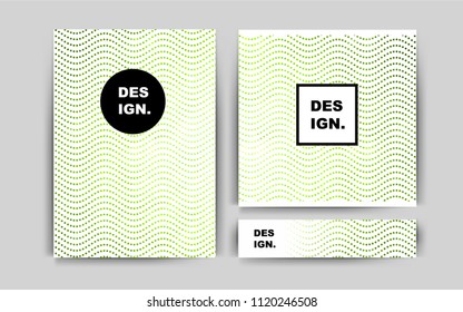 Light Green, Yellow vector brochure for ui, ux design. Web interface on abstract background with colorful gradient. The pattern can be used for any ad, booklets.