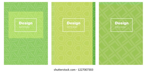 Light Green, Yellow vector brochure for ui, ux design. Web interface on abstract background with colorful gradient. Pattern notebooks, journals.