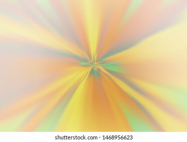 Light Green, Yellow vector burst template. An elegant bright illustration with gradient. The best blurred design for your business.