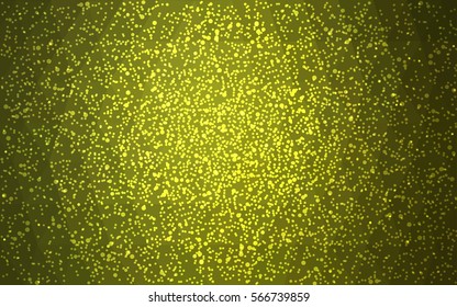 Light Green Yellow vector christmas postcard low polygon background. Illustration consisting of triangles. Abstract triangular polygonal origami or crystal design of New Year celebration.