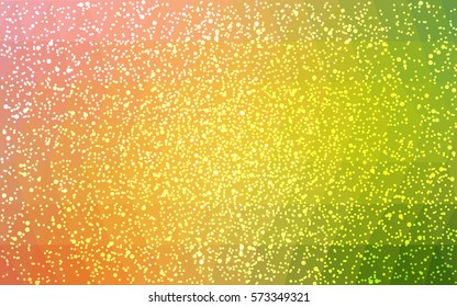 Light Green Yellow vector christmas polygon background. Low poly Illustration consisting of triangles with snowflakes. Texture, seamless background of New Year celebration.